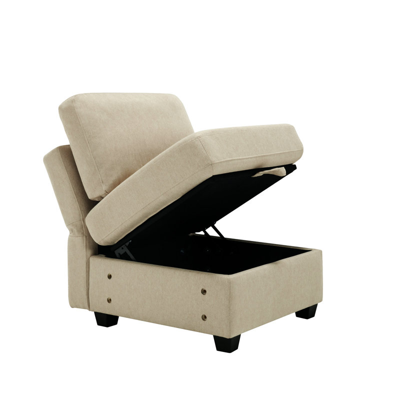 Canapé Kyson, Polyester beige