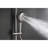 Shower Setup In Brushed Nickel Featuring 10" Natural Rain Showerhead, 4 Hand Shower, Adjustable Slide Bar And Soap Dish Showerhead Aggregation With Bar, Bathroom-126353196