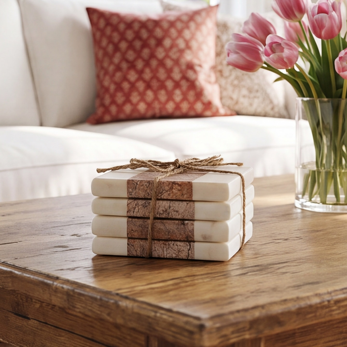 Square Marble Coaster