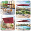 Parasol de marché rectangulaire lumineux 10 pi x 6,5 pi Buono-1397665411