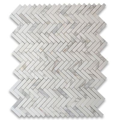 Calacatta 11" x 9" Marble Mosaic Tile