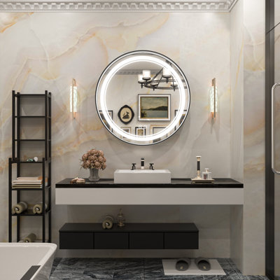 Miroir de salle de bain à DEL