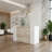 Camanche Rectangle Wood Reception Desk with Filing Cabinet