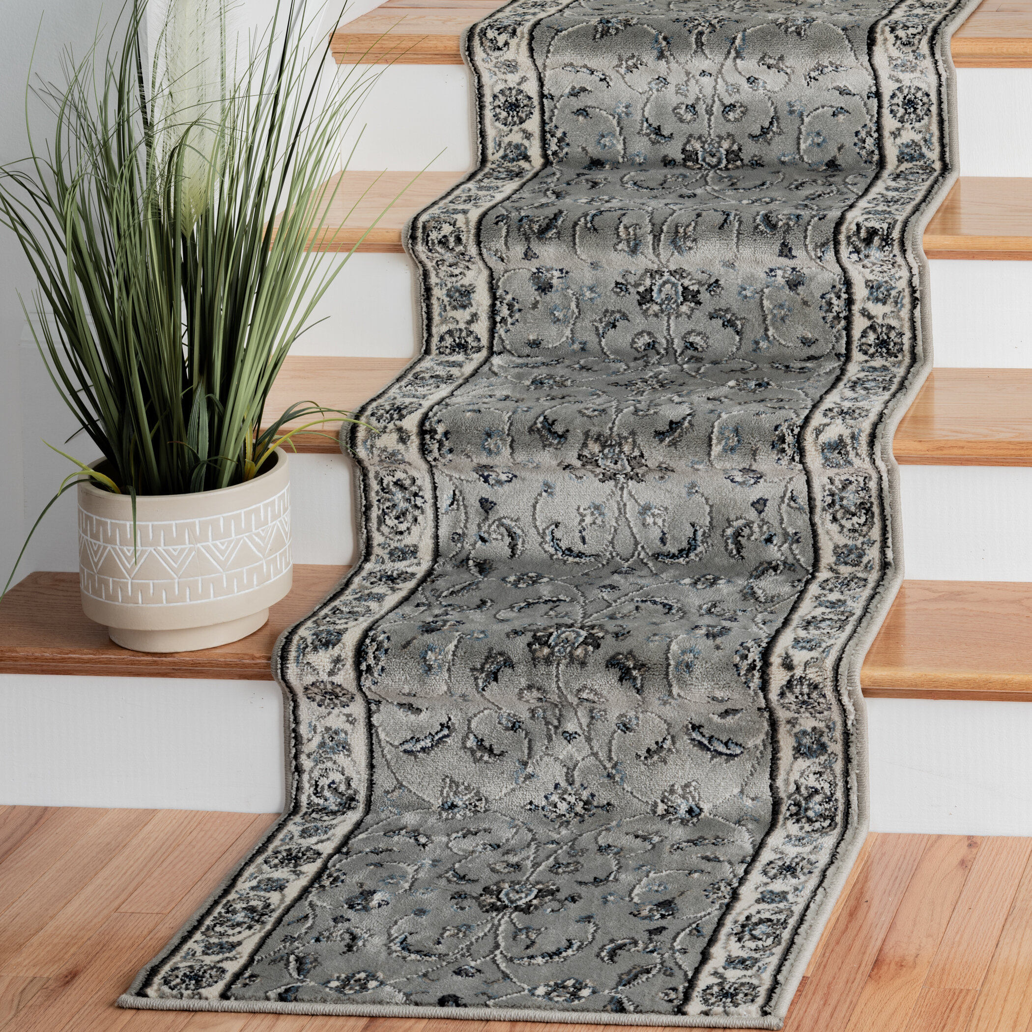 Custom Size Rug Runner Brown Color Indoor Outdoor Slip Resistant