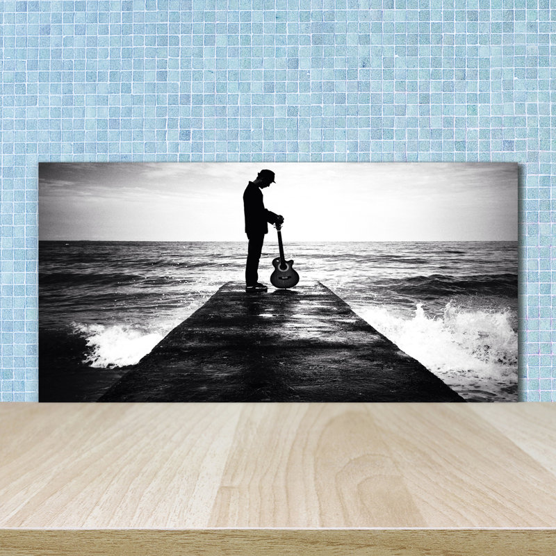50cm W x 100cm L Glass Peel and Stick Panel