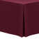 Ultimate Textile Fitted Polyester Tablecloth Rectangular Tables