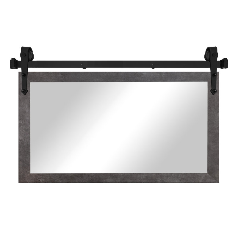 Conner Rea Mirror, 16" x 33", Concrete