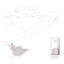 Causeuse en cuir italien avec fauteuil inclinable Global United-1180528176