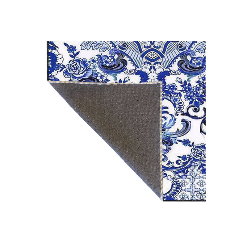 Tapis décoratif lavable à motif géométrique Traditional, Sous-tapis carré 3 pi 3 po inclus