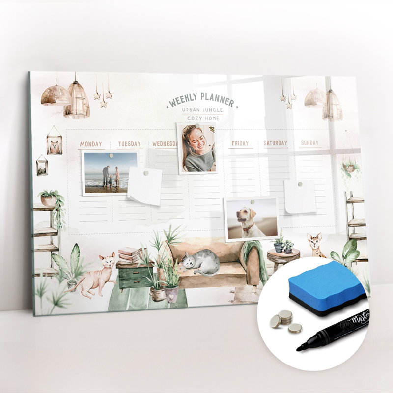 Magnetic Glass Dry Erase Board
