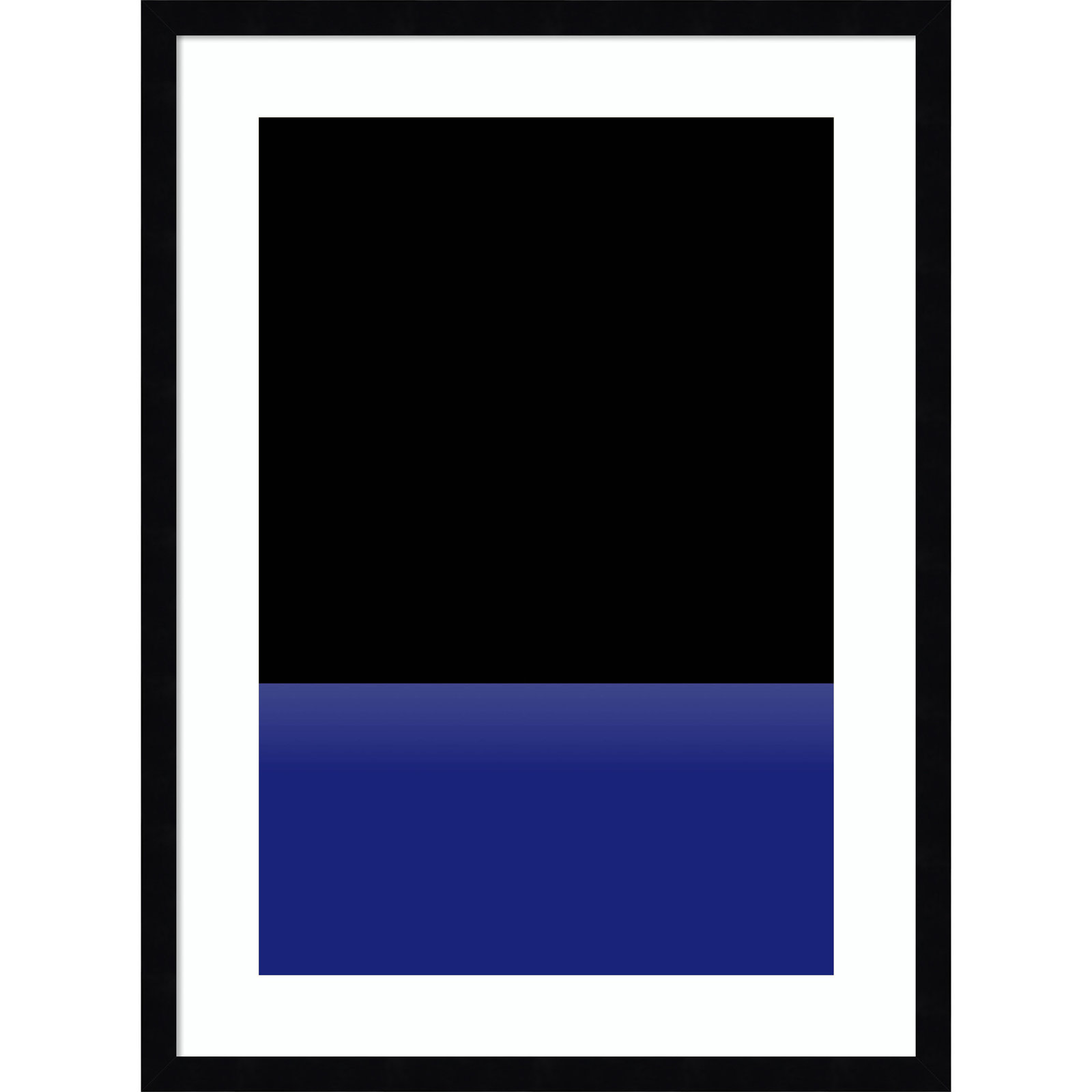 Lancey "Sea" Print by Alex Caminker, Black , 25" H x 19" W