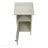 Washed Oak Laminate Transitional Small Side End Table With Storage