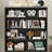 📚 Akxel 47.2" W Farmhouse Bookshelf with 3 Drawers, Wood Grain Storage Bookcase & Display Organizer, Freestanding Book Rack-1625577715