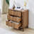 31.5" Fluted 3-Drawer Dresser