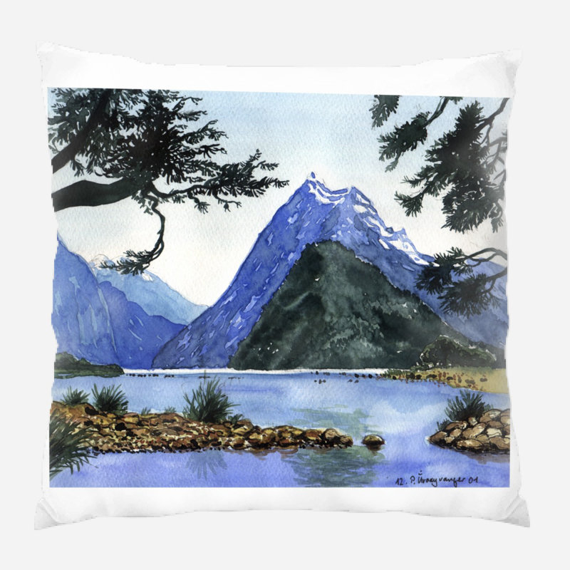 Housse et insert de coussin carré Shelby, Microsuède, Intérieur