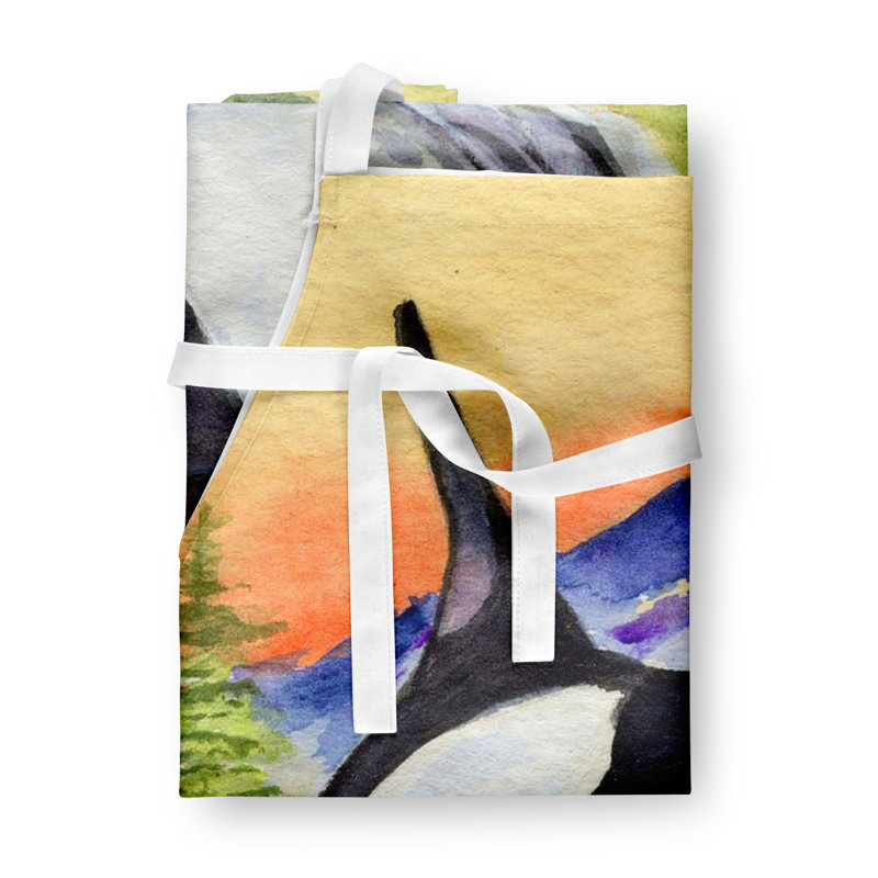 No Pattern Bib Apron
