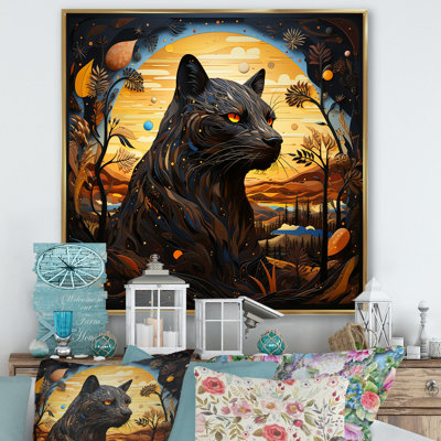 Clair de lune majestueux panthère noire I
