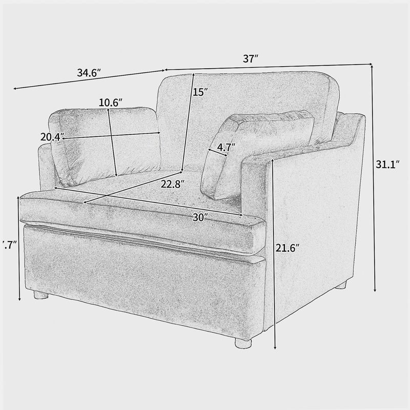 Avec fauteuil, rembourrage doux et structure robuste, Vert
