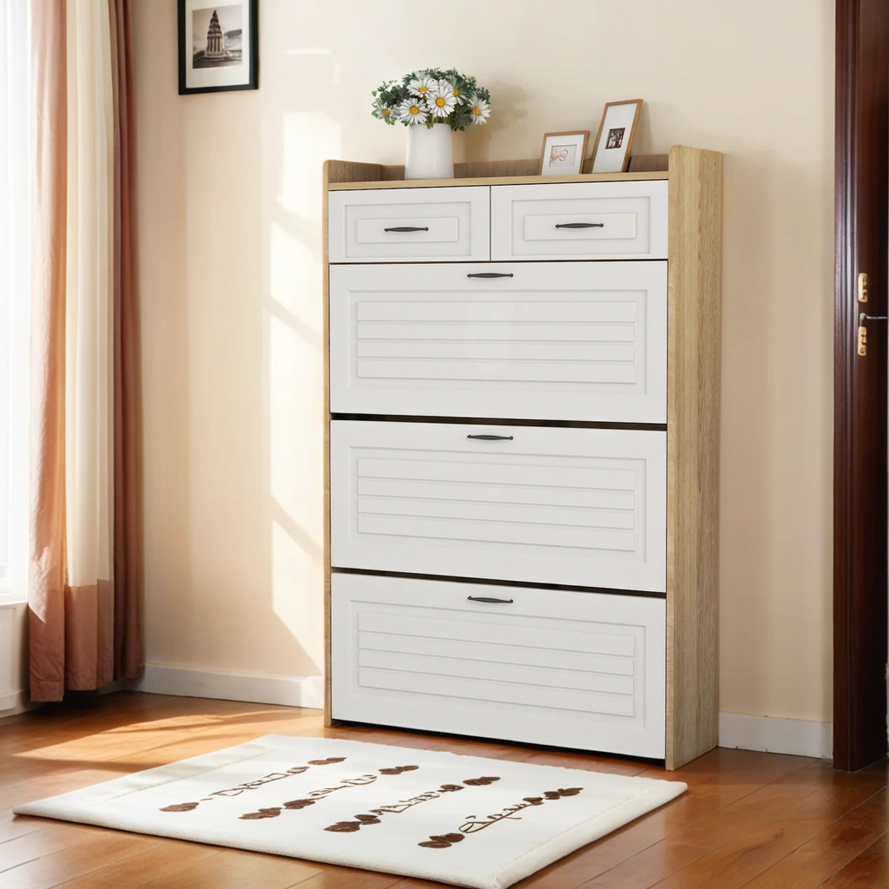 Shoe storage cabinet ebern designs hot sale