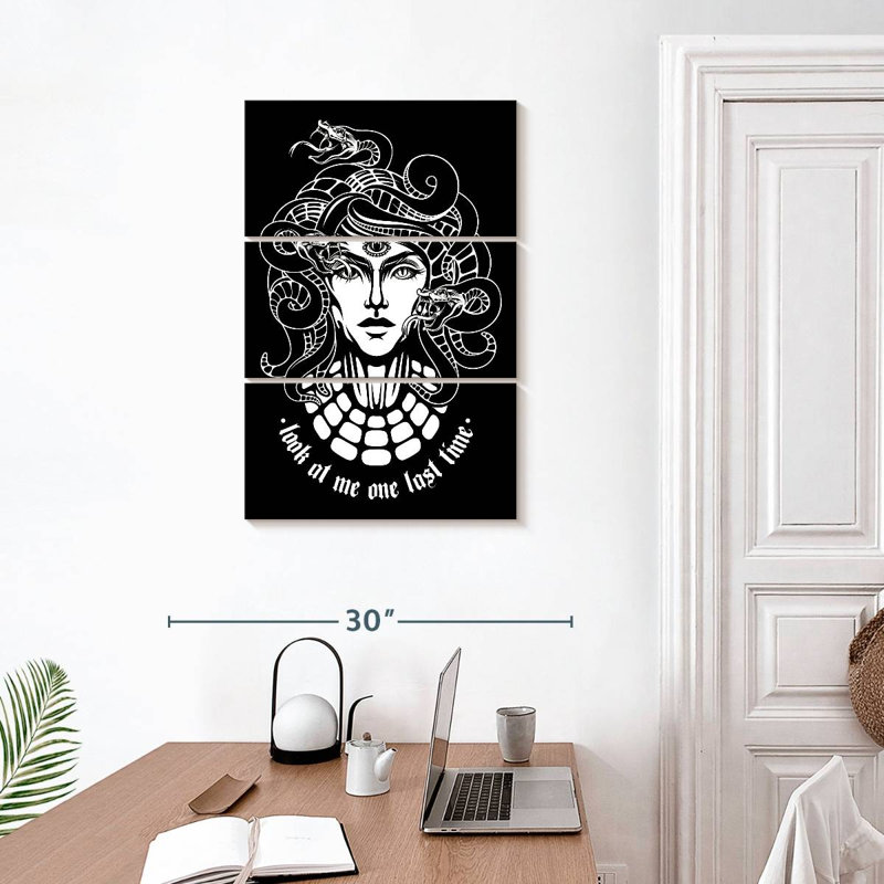 Kelan Medusa Quote, 32" H x 20" W