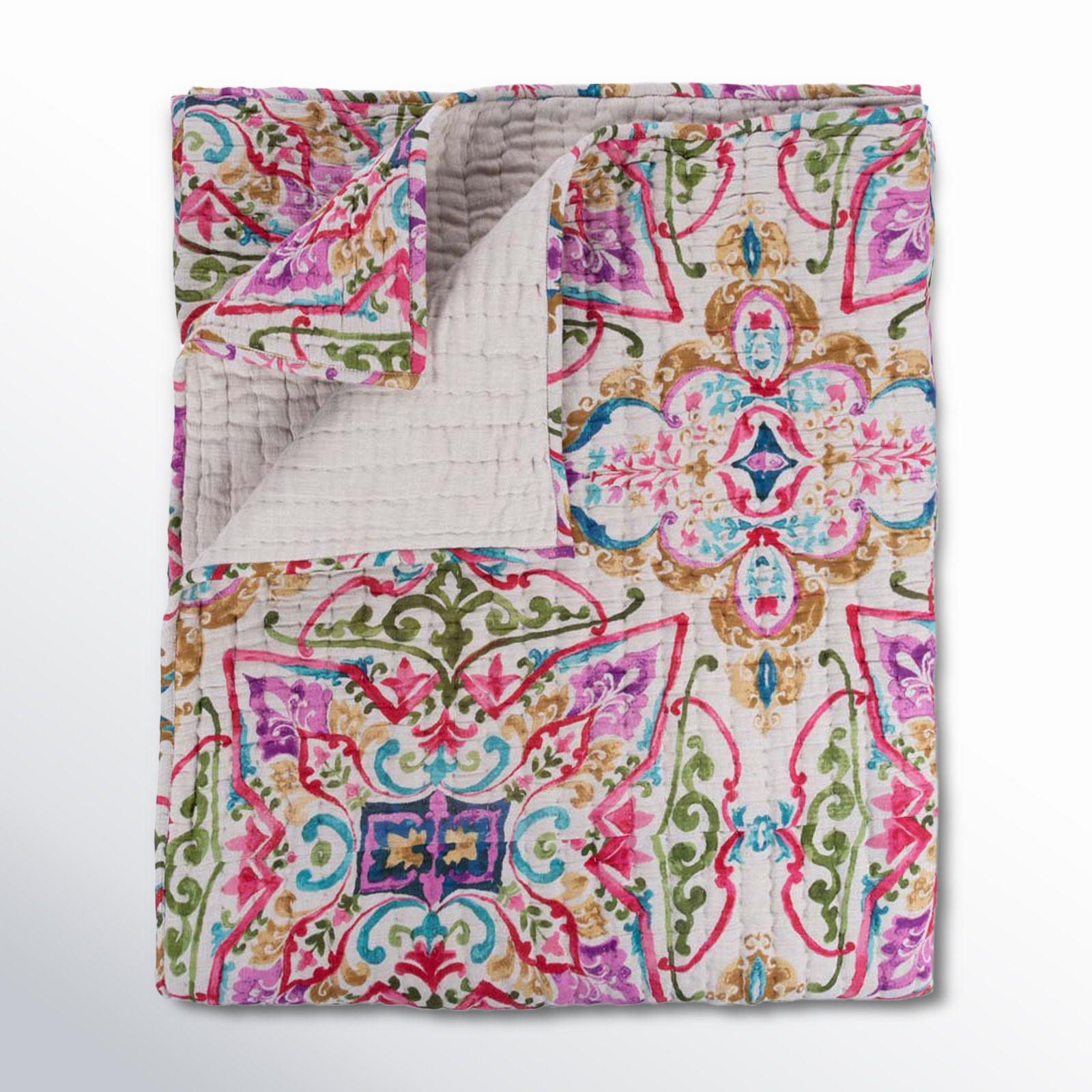 Akita Cotton Quilt Set, Twin