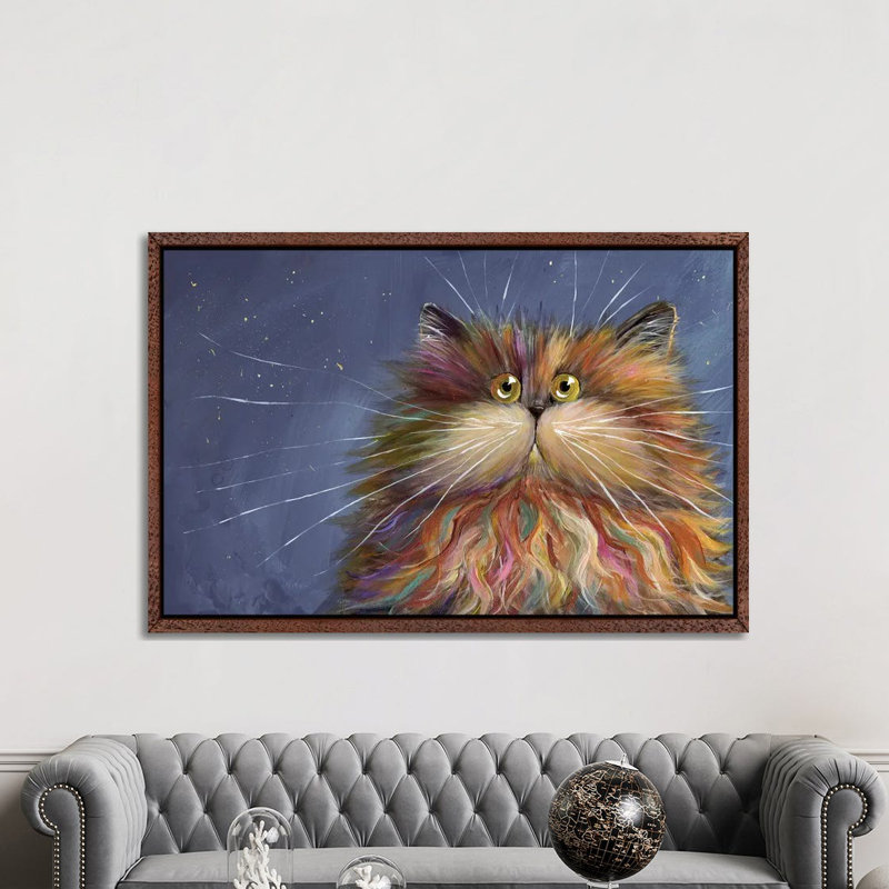 Pixie by Kim Haskins - Print on Canvas, Brown Framed Canvas, 152.5 cm H x 101.5 cm W