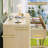 Fluted 8-Drawer Wooden Dresser, 48" Wide Modern Curved Chest of Drawers, Natural-2130447628