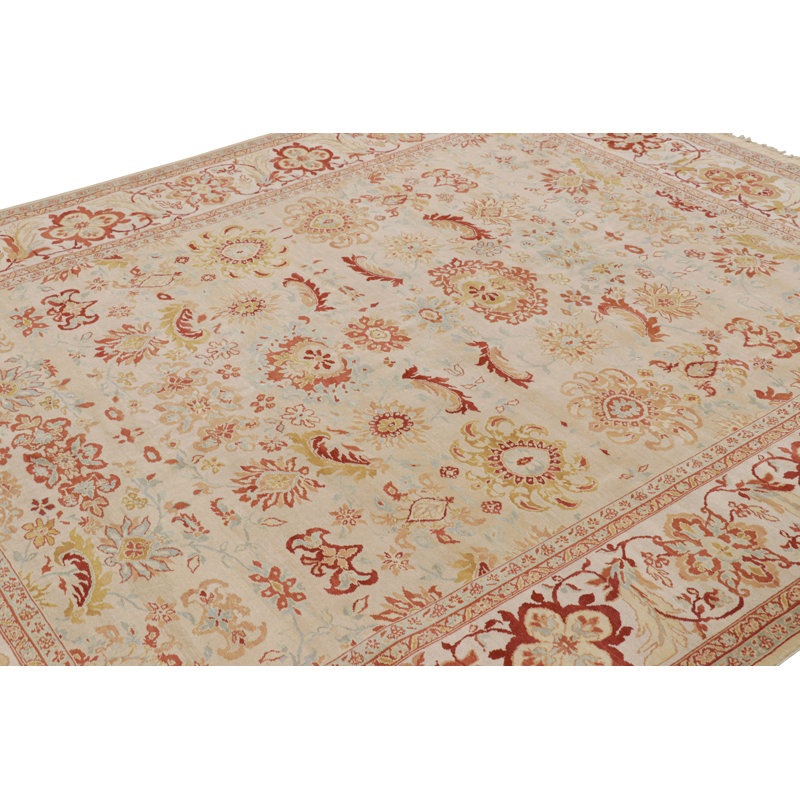 Rug & Kilim’S Persian Tabriz Style Rug With Floral Patterns