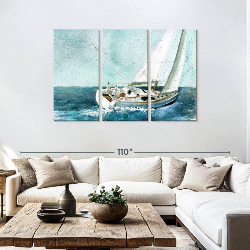 Senne Coastal Sail, 48" H x 74" W