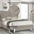 Mari Light Gray Finish Queen Bed