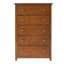 Commode 5 tiroirs en bois massif-1757200100