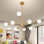 Lustre sphérique spoutnik moderne 8 lumières Glenarm