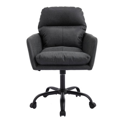 Adjustable High-strength Metal Frame Pu Leather Ergonomic Office Chair For Modern Spaces