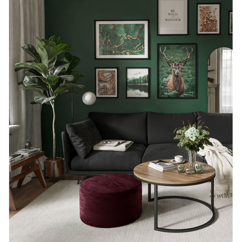 Hanzel Frame Coffee Table, Wotan Oak