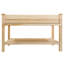 Jardinière surélevée 48 x 23 x 31,1 pouces avec plateau de collecte d'eau, tablette de rangement et doublure de protection Raised Garden Bed