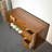 Yumu Shoe Changing Stool 6 Pair Solid Wood Shoe Storage Bench