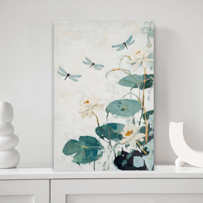 LilyPads, art mural contemporain abstrait