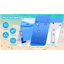 Chaise de bronzage 3 en 1 robuste avec trou pour le visage Chaise longue réglable à 5 positions pour l'extérieur-2002403208