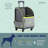 Katziela Hybrid Adventurer Pet Carrier Backpack with Removable Wheels and Telescopic Handle-67237447