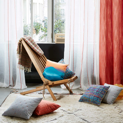 Linen Sheer Single Curtain Panel