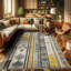 Machine Printed 152cm X 76cm Area Rug