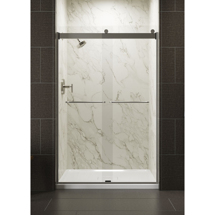 Levity 47.63" x 74" Bypass Shower Door with CleanCoat® Technology
