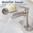 Sink Faucet With Deck Plate Waterfall With Pop Up Drain And Supply Lines Bathroom Faucets For Sink 1 Hole One Handle Faucets Vanity Bath Mixer Tap