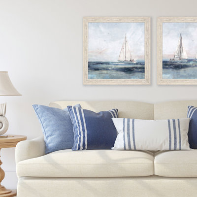 " Blue Sailing I " Print