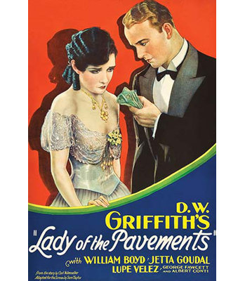 Lady of the pavements-impression publicitaire