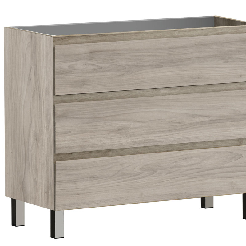 Base de meuble-lavabo simple Costa 40 seulement, Pin