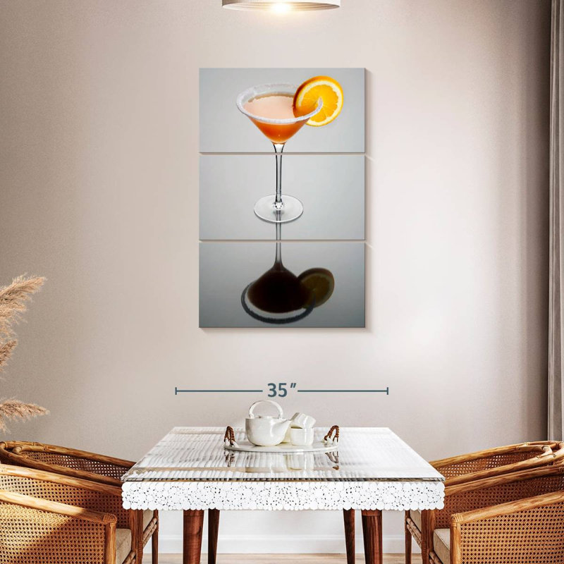 Yarlin Sidecar Cocktail, 32" H x 20" W