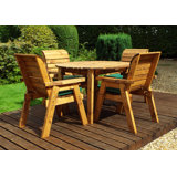 Feliciano 4 Seater Dining Set with Cushions