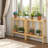 36.2" Bamboo Console Table Sofa Table-1721734835