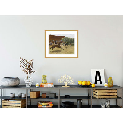 «The False Start» par Edgar Degas, impression giclée encadrée